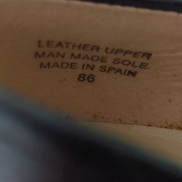 Etienne Aigner Sarah Black Block Heels size 5.5 - Picture 9 of 9